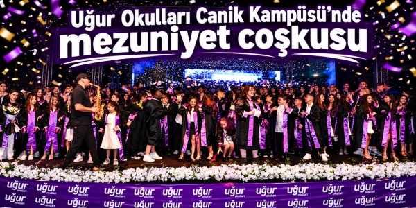 Uğur Okulları Canik Kampüsü'nde mezuniyet coşkusu